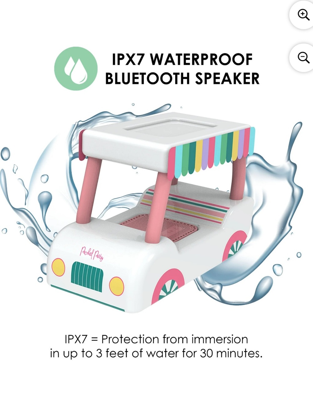 Brand new in box packed party party car speaker waterproof Bluetooth